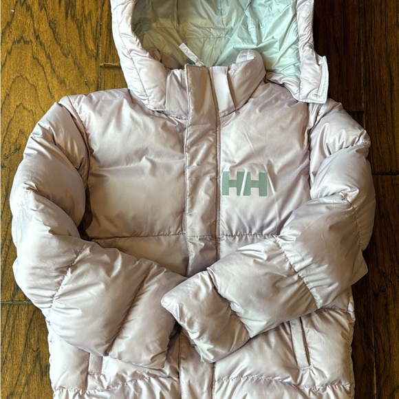 Helly Hansen Light Pink Puffer Jacket size 7 - Picture 1 of 6